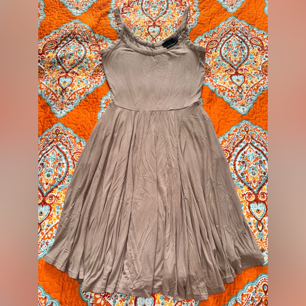 Cynthia Rowley Elegant Tan Swing Dress